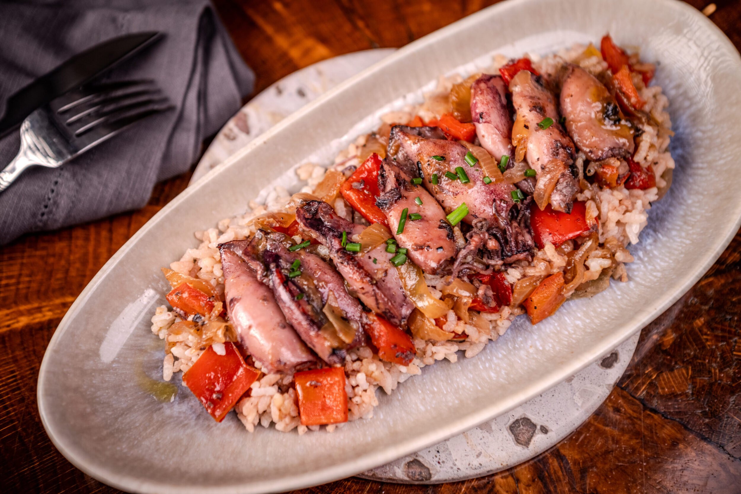 Chipirones Encebollados con Arroz - Imagen 7